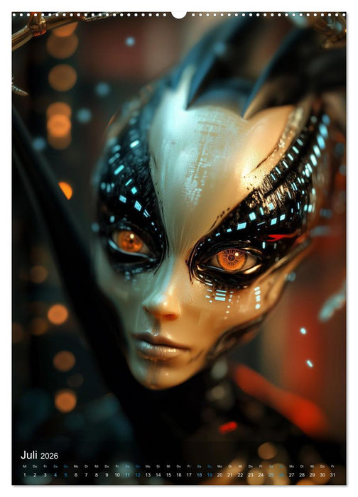 Xibalba – Die Töchter einer neuen Ära (CALVENDO Premium Wandkalender 2026)