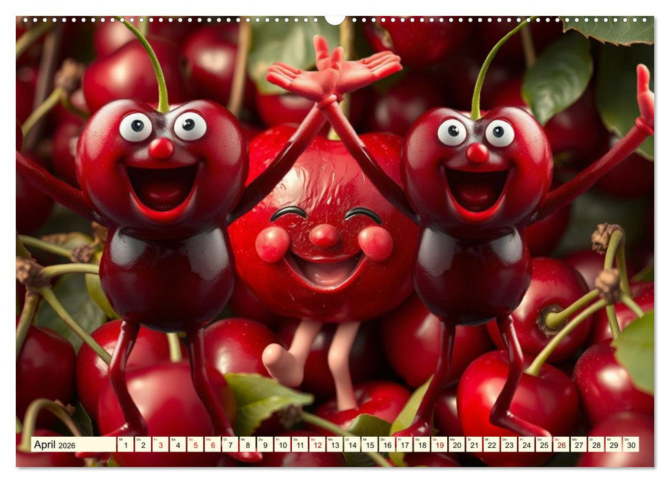 Tanzendes Obst und Gemüse (CALVENDO Wandkalender 2026)