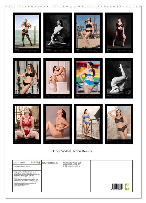 Curvy Model Silvana Denker (CALVENDO Wandkalender 2026)