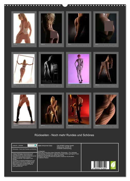 Rückseiten - Noch mehr Rundes und Schönes (CALVENDO Premium Wandkalender 2026)