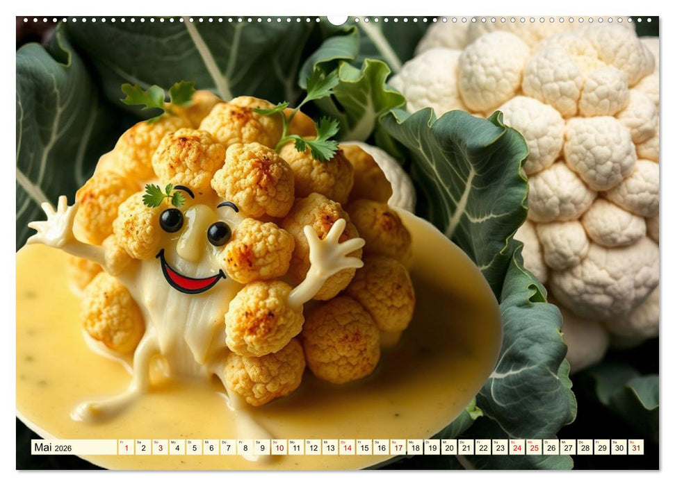 Tanzendes Obst und Gemüse (CALVENDO Premium Wandkalender 2026)