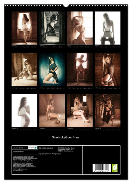 Sinnlichkeit der Frau (CALVENDO Premium Wandkalender 2026)