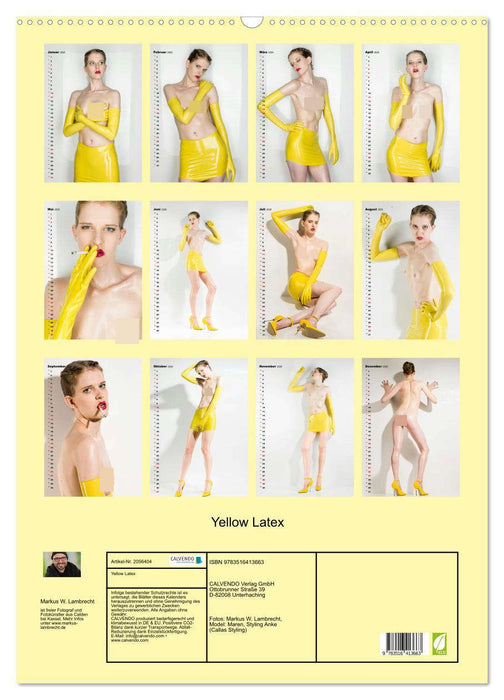 Yellow Latex (CALVENDO Wandkalender 2026)
