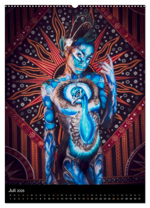 Klangkörper - Bodypainting Adventures (CALVENDO Premium Wandkalender 2026)