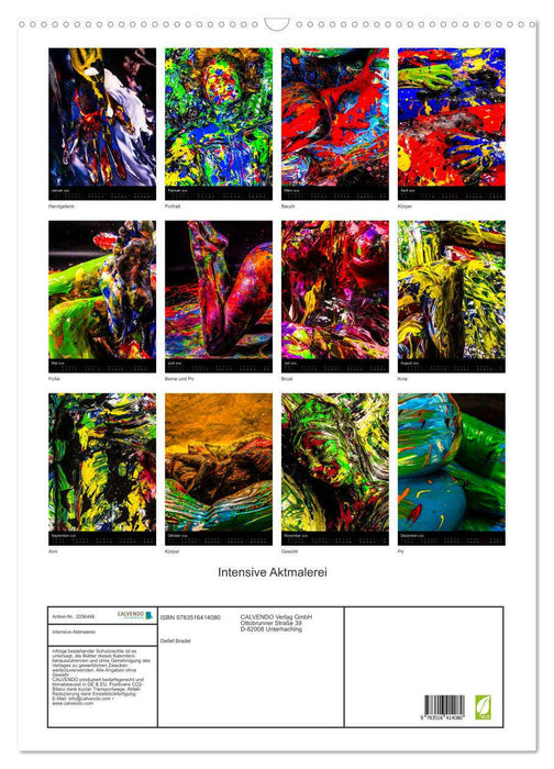 Intensive Aktmalerei (CALVENDO Wandkalender 2026)