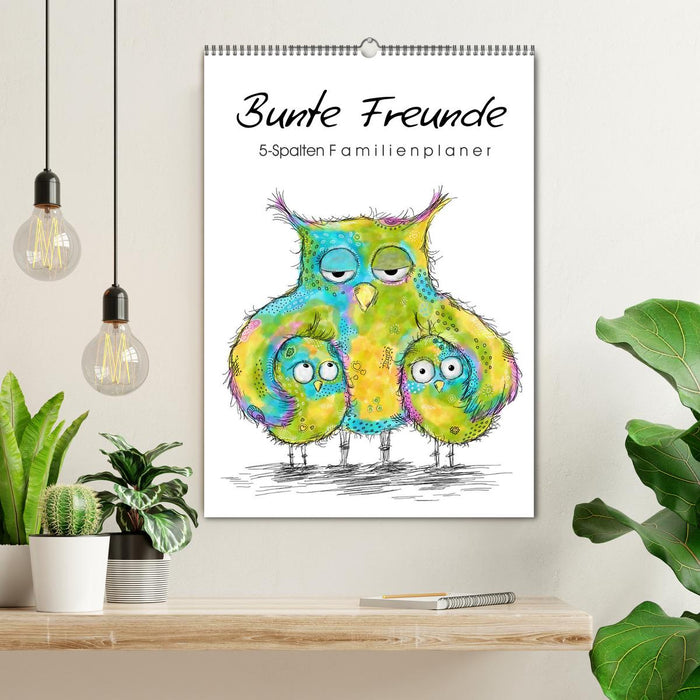 Bunte Freunde (CALVENDO Wandkalender 2026)