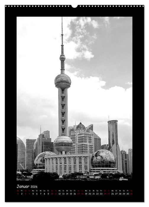 Shanghai zwischen Tradition und Business (CALVENDO Premium Wandkalender 2026)