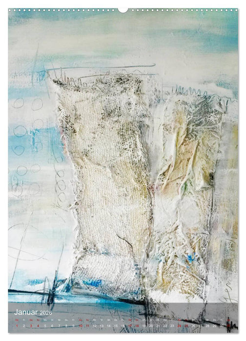 Expressive Malerei von Stefanie Rogge (CALVENDO Wandkalender 2026)