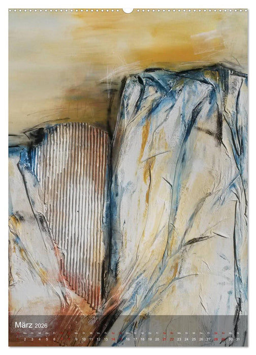 Expressive Malerei von Stefanie Rogge (CALVENDO Wandkalender 2026)
