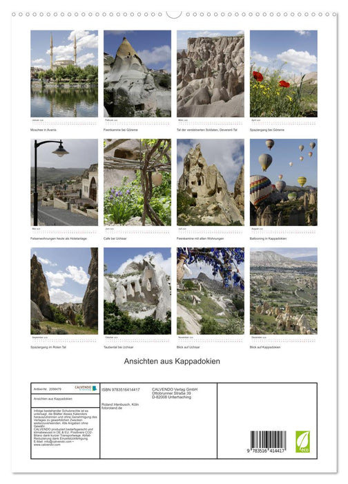 Ansichten aus Kappadokien (CALVENDO Premium Wandkalender 2026)