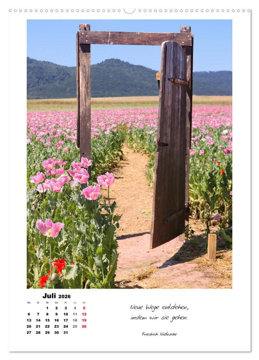 Wege durchs Jahr - Spaziergänge im schönen Nordhessen (CALVENDO Premium Wandkalender 2026)