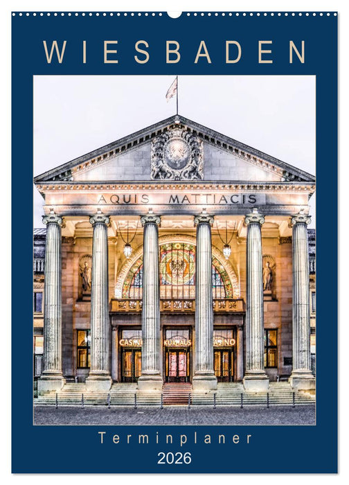 Wiesbaden Terminplaner (CALVENDO Wandkalender 2026)