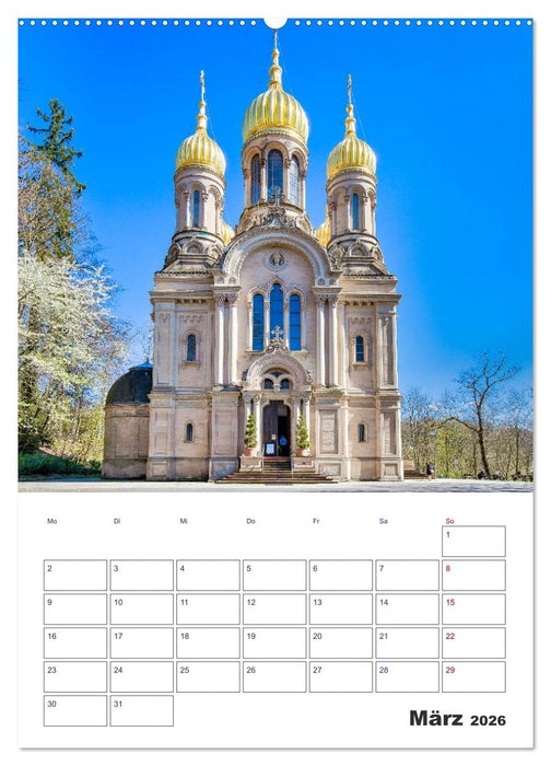 Wiesbaden Terminplaner (CALVENDO Wandkalender 2026)