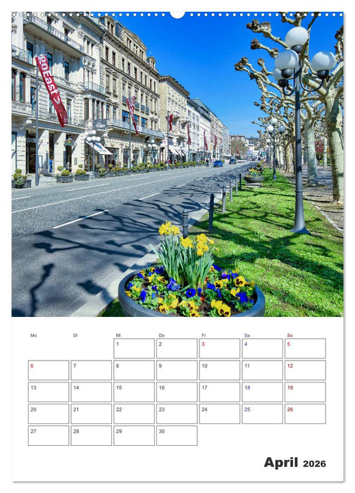Wiesbaden Terminplaner (CALVENDO Wandkalender 2026)