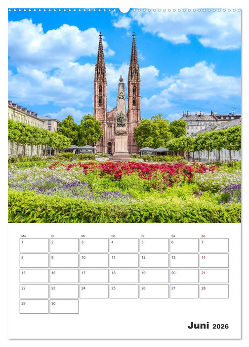 Wiesbaden Terminplaner (CALVENDO Wandkalender 2026)