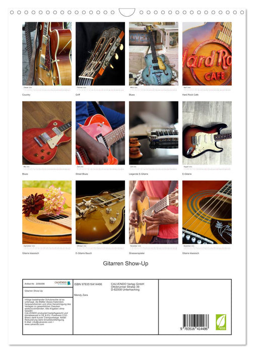 Gitarren Show-Up (CALVENDO Wandkalender 2026)