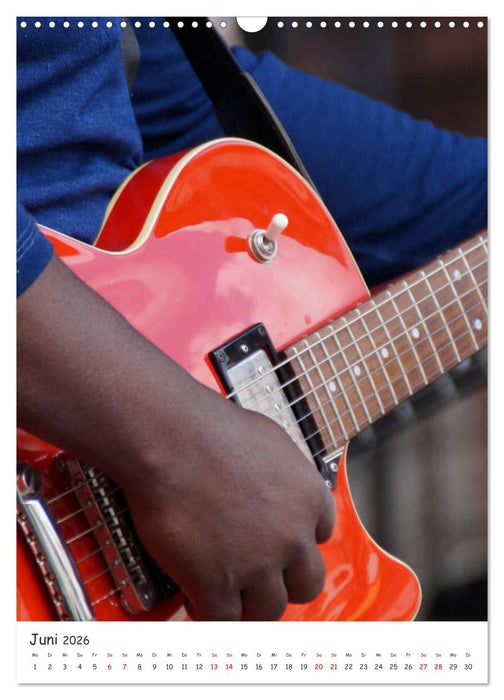 Gitarren Show-Up (CALVENDO Wandkalender 2026)