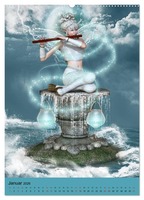 Geliebte Fabelwesen (CALVENDO Premium Wandkalender 2026)