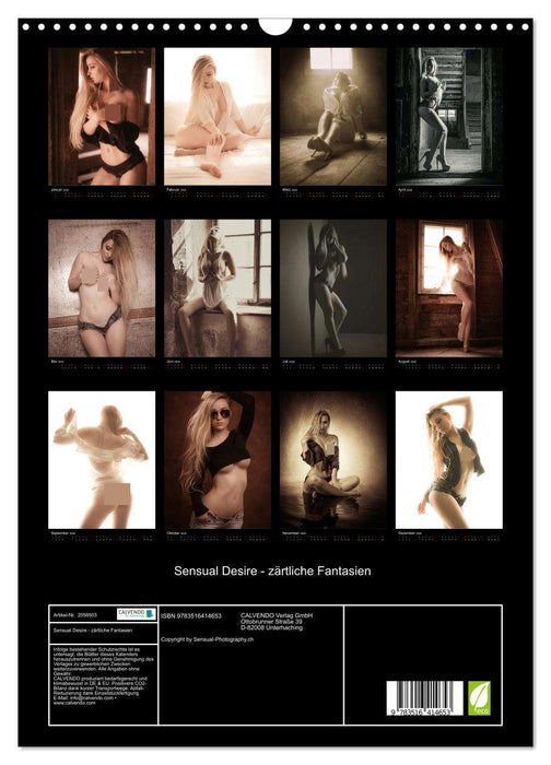 Sensual Desire - zärtliche Fantasien (CALVENDO Wandkalender 2026)