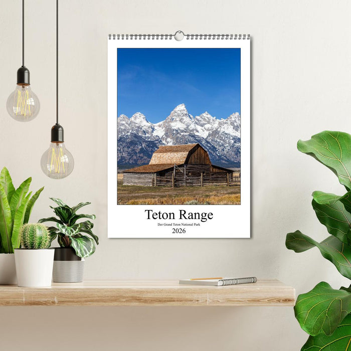 Teton Range - Der Grand Teton National Park (CALVENDO Wandkalender 2026)
