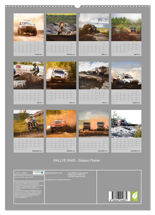 RALLYE RAID - Saison Planer (CALVENDO Premium Wandkalender 2026)