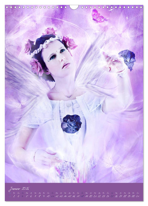 Lichtwesen - Die helle Seite der Magie (CALVENDO Wandkalender 2026)