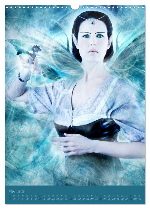 Lichtwesen - Die helle Seite der Magie (CALVENDO Wandkalender 2026)