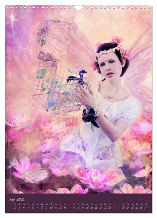 Lichtwesen - Die helle Seite der Magie (CALVENDO Wandkalender 2026)