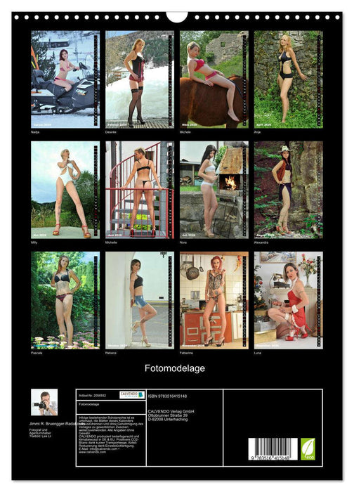 Fotomodelage (CALVENDO Wandkalender 2026)
