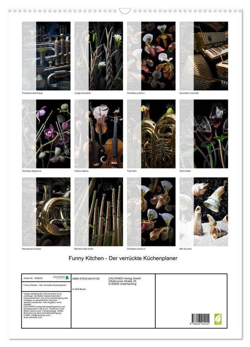 Funny Kitchen - Der verrückte Küchenplaner (CALVENDO Wandkalender 2026)