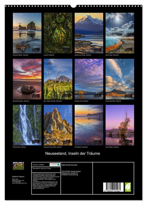 Neuseeland, Inseln der Träume (CALVENDO Premium Wandkalender 2026)