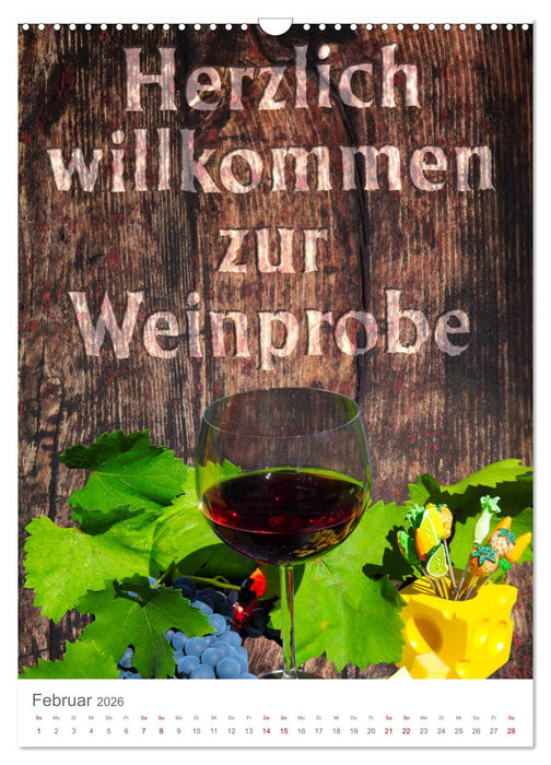 Weinjahr (CALVENDO Wandkalender 2026)