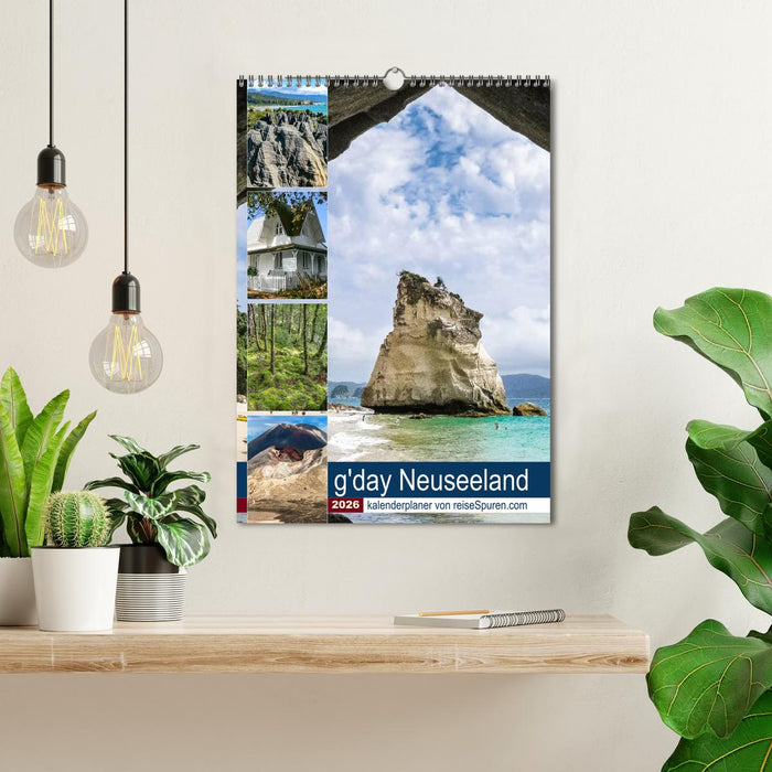 Kalenderplaner g'day Neuseeland 2026 (CALVENDO Wandkalender 2026)