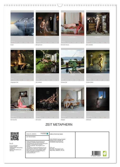 ZEIT METAPHERN (CALVENDO Wandkalender 2026)