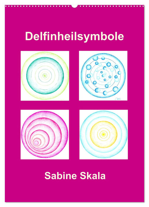 Delfinheilsymbole (CALVENDO Wandkalender 2026)