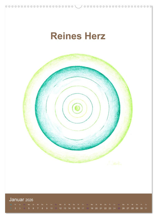 Delfinheilsymbole (CALVENDO Wandkalender 2026)