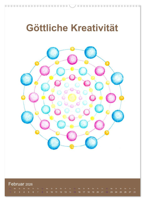 Delfinheilsymbole (CALVENDO Wandkalender 2026)