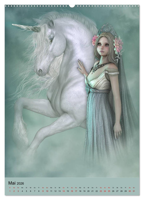 Geliebte Fabelwesen (CALVENDO Wandkalender 2026)