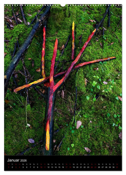NATUREART - KUNST IN DER NATUR (CALVENDO Wandkalender 2026)