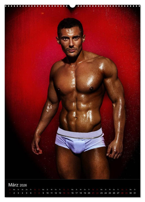 Männererotik. Leidenschaft und Kraft (CALVENDO Premium Wandkalender 2026)
