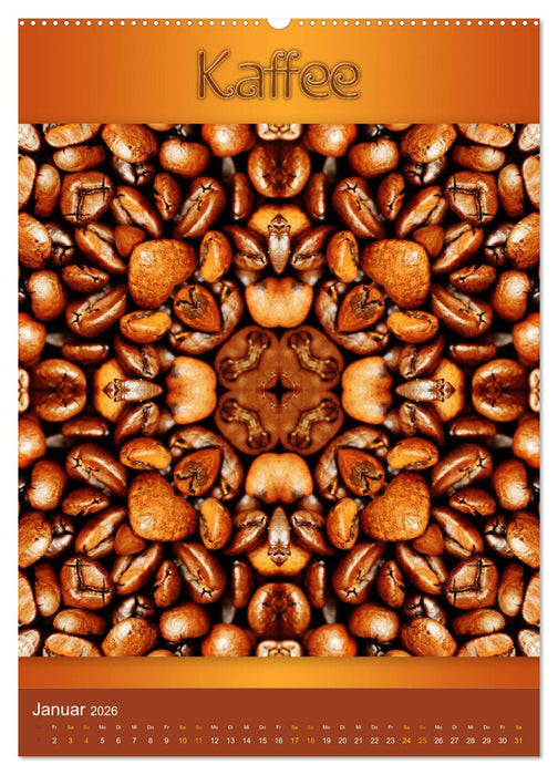 Kulinarische Mandalas (CALVENDO Wandkalender 2026)