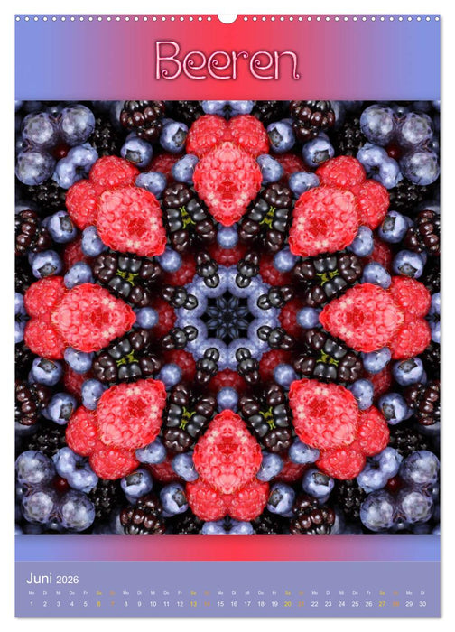 Kulinarische Mandalas (CALVENDO Wandkalender 2026)