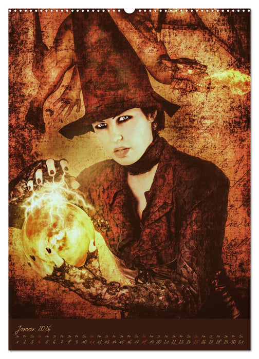 Schattenwesen - Die dunkle Seite der Magie (CALVENDO Premium Wandkalender 2026)