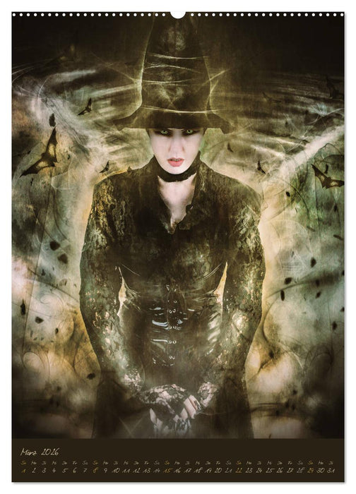 Schattenwesen - Die dunkle Seite der Magie (CALVENDO Premium Wandkalender 2026)