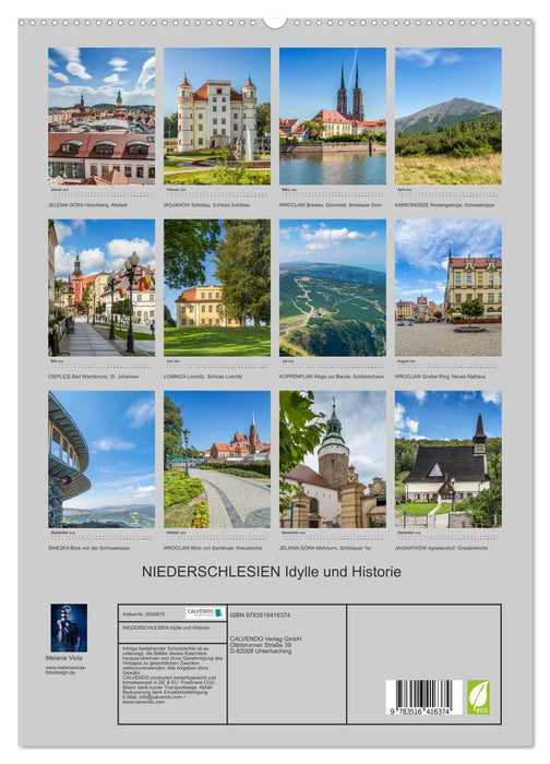 NIEDERSCHLESIEN Idylle und Historie (CALVENDO Premium Wandkalender 2026)
