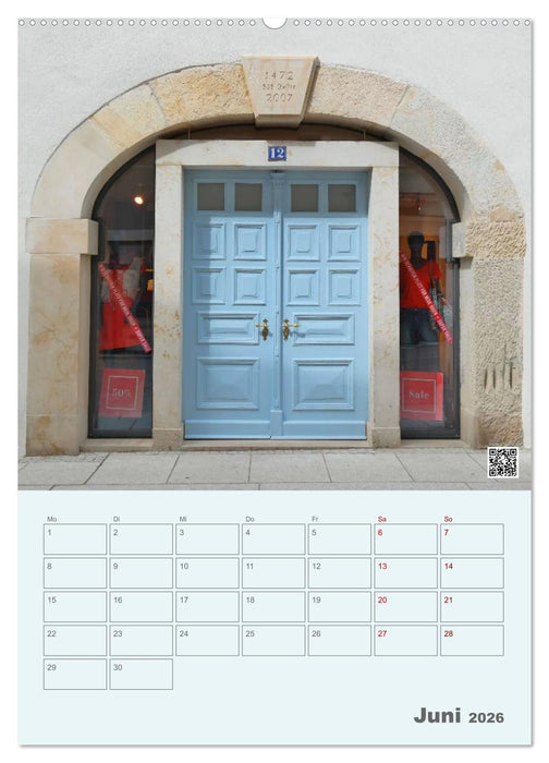 Türen und Portale in Pirna (CALVENDO Premium Wandkalender 2026)