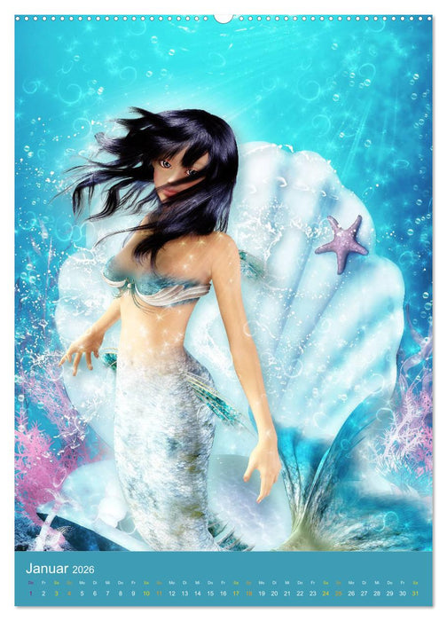 Fantasy Lichtwesen (CALVENDO Wandkalender 2026)