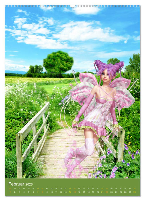 Fantasy Lichtwesen (CALVENDO Wandkalender 2026)