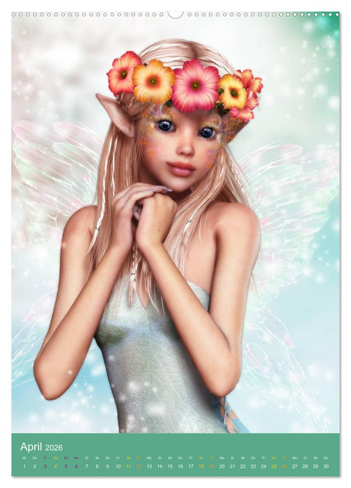 Fantasy Lichtwesen (CALVENDO Wandkalender 2026)