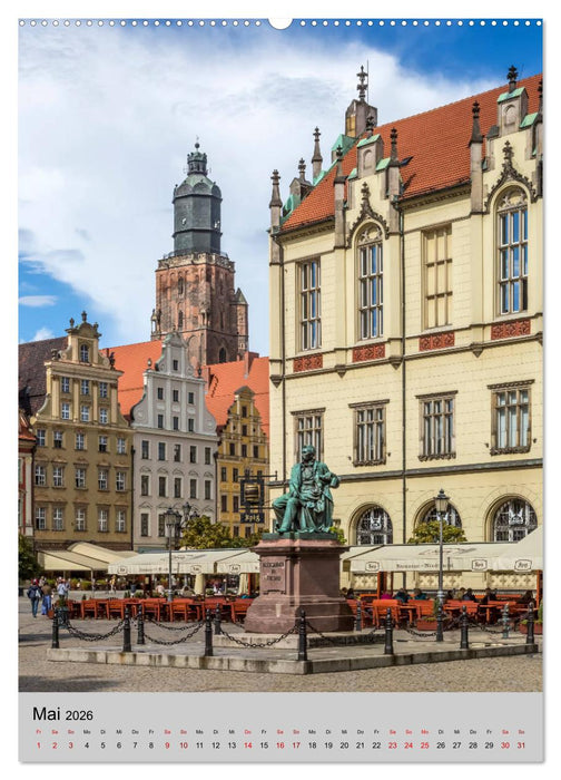 BRESLAU Historisches Stadtherz (CALVENDO Premium Wandkalender 2026)